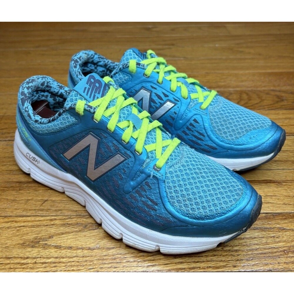 New Balance 775 v2 Cush+ Teal Blue Electric Neon Women's Running Shoes Size 8